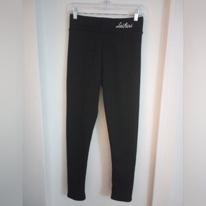 Fleece-Lined Winter Black Leggings Size Small